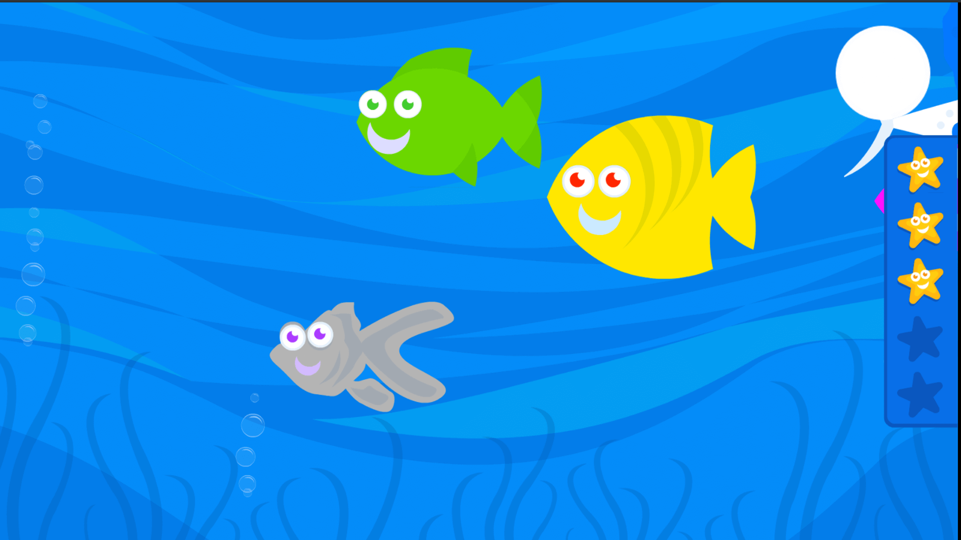 learn colors, identify colors, fish game﻿﻿