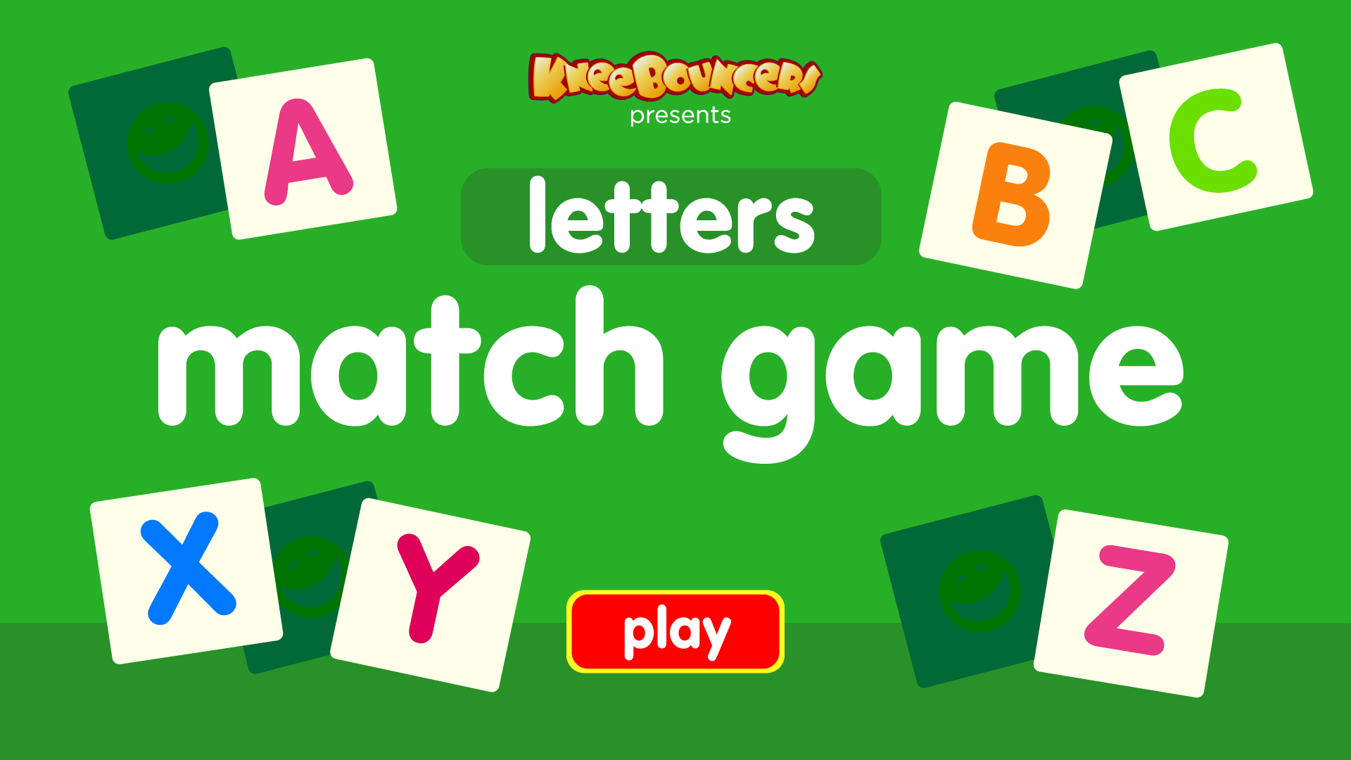 matching game learn letters