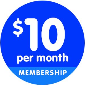 product annual $10 per month membership icon