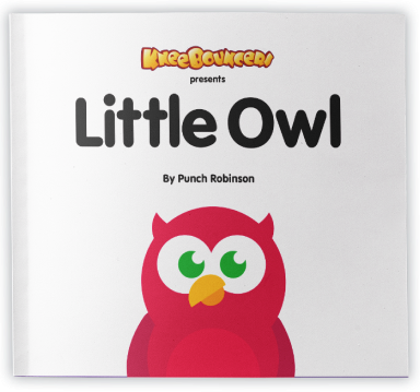 little owl book mockup