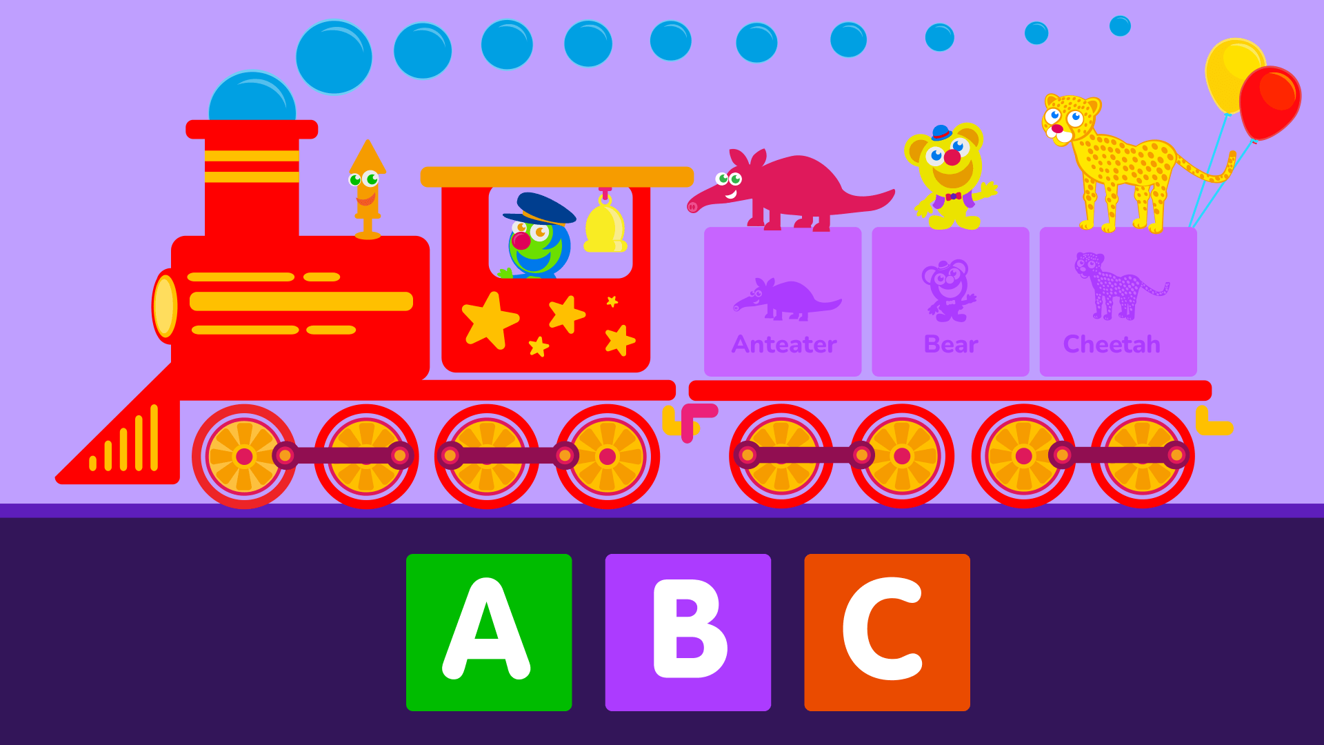 The Alphabet Train game ABC
