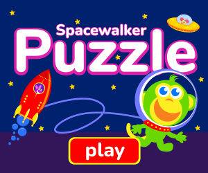 space puzzle game title 300x250