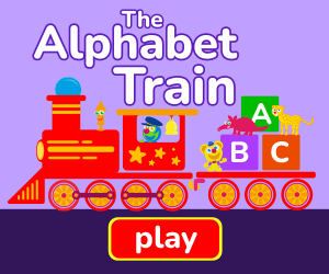 The Alphabet Train game title 300x250