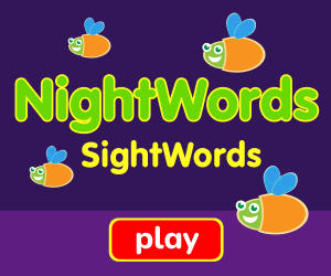 Night words sight words game title 300x250